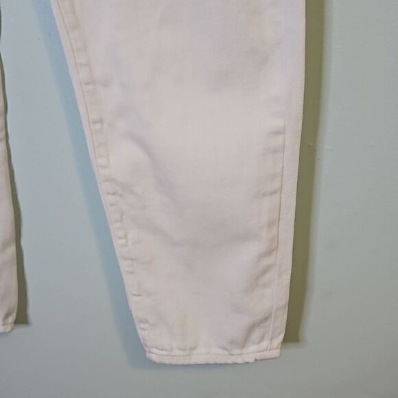 Lands' End high waisted white jeans. Size 16. - Picture 6 of 7